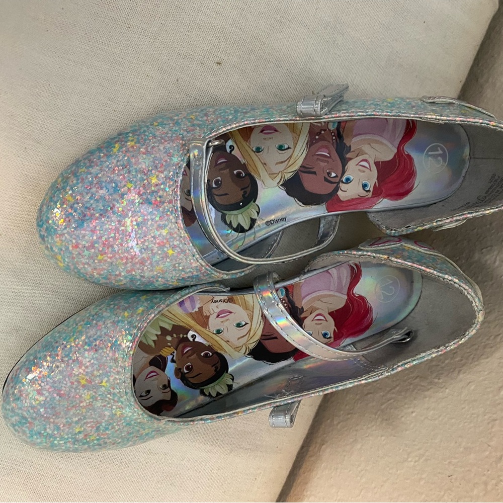 Sparkly Disney Princess Shoes